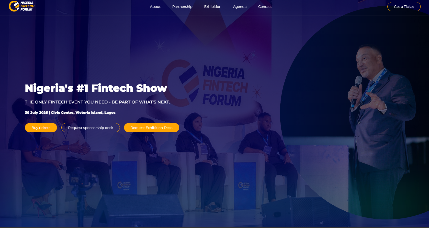 Nigeria Fintech Forum - 5th Edition at Civic Centre, Lagos, July 30, 2026