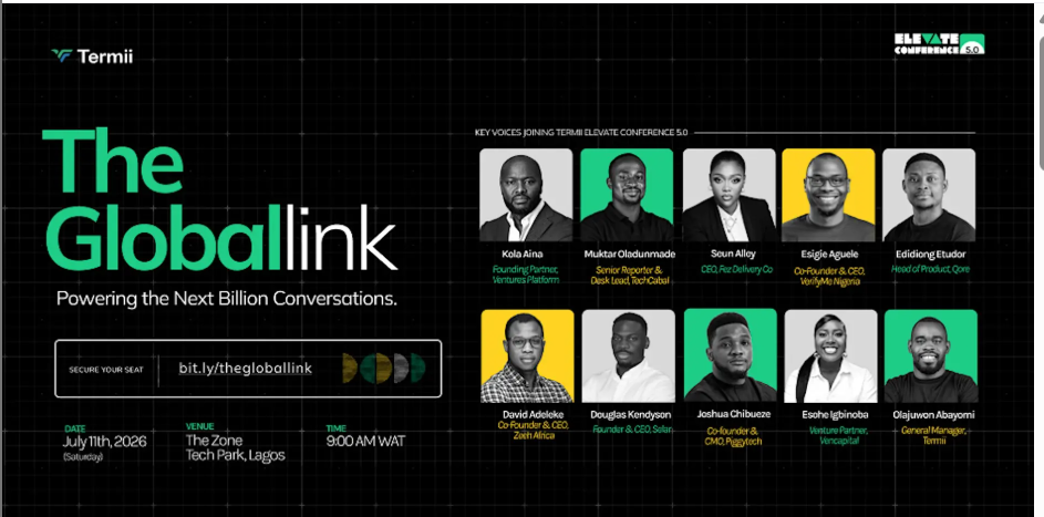 Termii Elevate 5.0: The Global Link-Powering the Next Billion Conversations at The Zone Tech Park, Gbagada Expressway, July 11, 2026